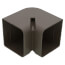 3" SpeediChannel 90-Degree Inside Elbow (Brown)