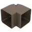 3" SpeediChannel 90-Degree Outside Elbow (Brown)