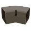 3" SpeediChannel 45-Degree Flat Bend (Brown)