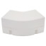 3" SpeediChannel 45-Degree Flat Bend (White)