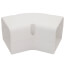 3" SpeediChannel 45-Degree Flat Bend (White)
