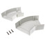 4" SpeediChannel 45° Flat Bend (Natural)