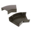 4" SpeediChannel 45-Degree Flat Bend (Brown)