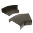4" SpeediChannel 45-Degree Flat Bend (Brown)