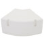 6" SpeediChannel 45-Degree Flat Bend (White)