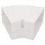 6" SpeediChannel 45-Degree Flat Bend (White)