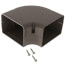 4" SpeediChannel 90-Degree Flat Bend (Brown)