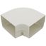 4" SpeediChannel 90-Degree Flat Bend (Natural)