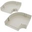 4" SpeediChannel 90-Degree Flat Bend (Natural)