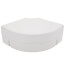 6" SpeediChannel 90-Degree Flat Bend (White)