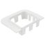 3" SpeediChannel Flat Wall Escutcheon (White)
