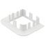 3" SpeediChannel Flat Wall Escutcheon (White)