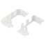 3" SpeediChannel Flat Wall Escutcheon (White)