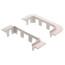 4" SpeediChannel Flat Wall Escutcheon (Natural)