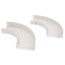 4" SpeediChannel 90-Degree Long Radius Bend (White)