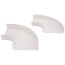 6" SpeediChannel 90-Degree Long Radius Bend (White)