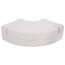 6" SpeediChannel 90-Degree Long Radius Bend (White)