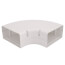 6" SpeediChannel 90-Degree Long Radius Bend (White)
