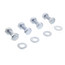 14" White Hef-T-Block Mounting Block (Pack of 2)