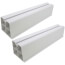 17" White Hef-T-Block Mounting Block (Pack of 2)