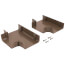 4" SpeediChannel T-Joint (Brown)