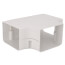 4" SpeediChannel T-Joint (White)