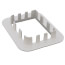 4" SpeediChannel Wall Escutcheon (White)