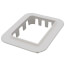 4" SpeediChannel Wall Escutcheon (White)