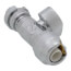 1/2" Sharkbite x 1/4" (3/8" OD) Sharkbite Straight Stop (Lead Free)