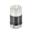 Industrial Grade Locking Connector, 20A, 2P, NEMA L5-20R - Black/White (125V)