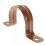 2" 2 Hole Carbon Steel Strap (Copper Epoxy Coated)