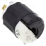 Industrial Grade Locking Plug, 20A, 2P, NEMA L6-20P - Black/White (250V)