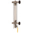 1/2" Stainless Steel Liquid Level Gauge w/ 12" Glass & Rod