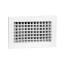 8" x 4" (Wall Opening Size) White Supply Register (92HVV  Series)