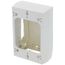 Single-Gang Device Box Fitting (White)