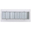 12" x 4" (Wall Opening Size) White Supply Register (92HVV Series)