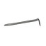 1" x 6" Carbon Steel Pipe Hook