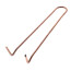 3/4" x 6" Copper Coated Pipe Hook