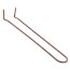 3/4" x 8" Copper Coated Pipe Hook