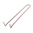 3/4" x 8" Copper Coated Pipe Hook