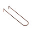 1" x 6" Copper Coated Pipe Hook