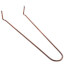 1" x 8" Copper Coated Pipe Hook