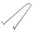 1" x 8" Copper Coated Pipe Hook