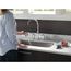 Broderick Two Handle Pull-Down Bridge Kitchen Faucet, 1.8 GPM (Chrome), 2390L-DST