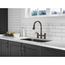 Broderick Two Handle Pull-Down Bridge Kitchen Faucet, 1.8 GPM (Venetian Bronze), 2390L-RB-DST