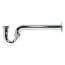 1-1/2" Chrome Plated Brass P-Trap, 17 GA L/CO