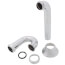 1-1/4", 17 GA, Chrome Plated Brass Deep Escutcheon P-Trap, L/CO