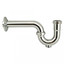 1-1/4" Chrome Plated Brass P-Trap, 17 GA W/CO