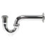 1-1/2" Chrome Plated Brass P-Trap, 17 GA W/CO
