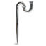 1-1/2" x 20-1/2" Chrome Plated Brass S-Trap, 17 GA L/CO